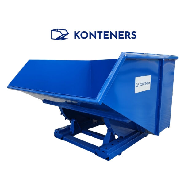 Kontener samowyładowczy KS 1500 - dźwignia